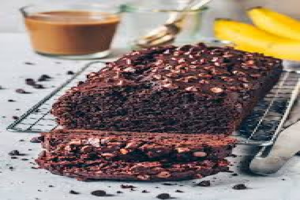 Vegan Chocolate Banana Bread