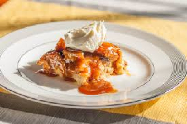 Banana Brioche Bread Pudding