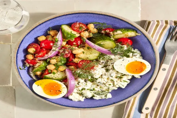 High Protein Cottage Cheese Bowl