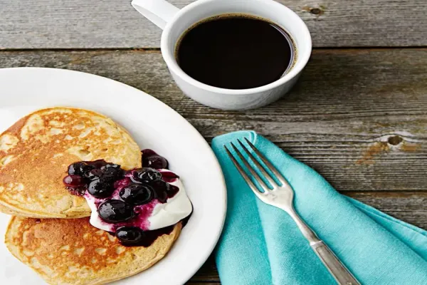 Oatmeal Almond Protein Pancakes