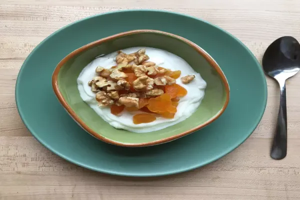 Greek Yogurt with Fruit & Nuts