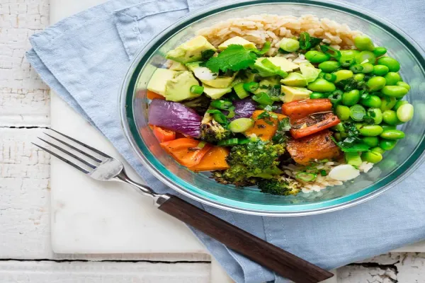 Edamame & Veggie Rice Bowl