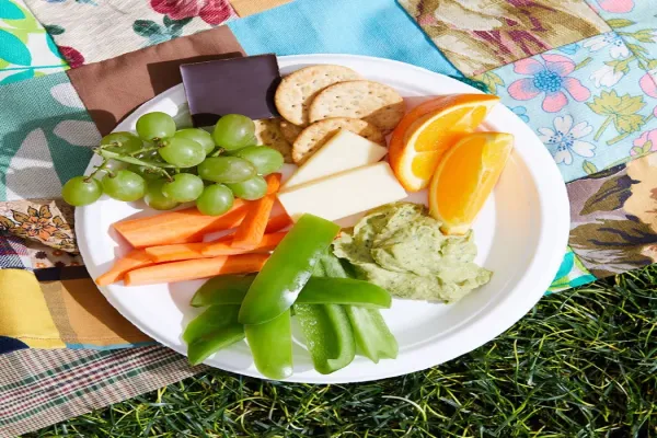 Fruit Veggie & Cheese Plate