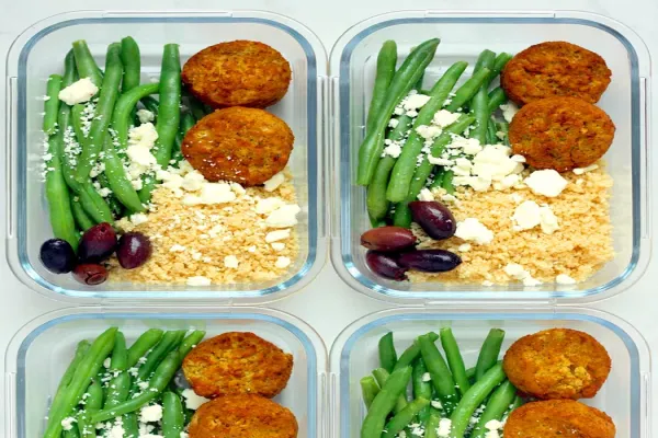 Meal Prep Falafel Bowls with Tahini Sauce