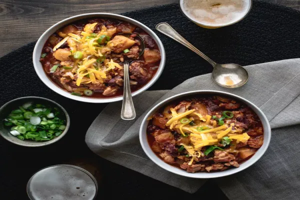 Slow Cooker Turkey Chili with Butternut Squash