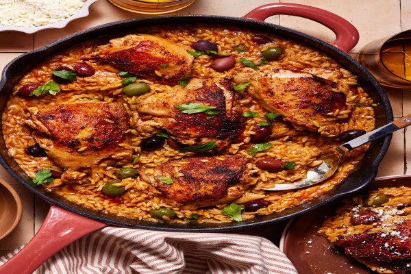 Mediterranean Chicken Orzo