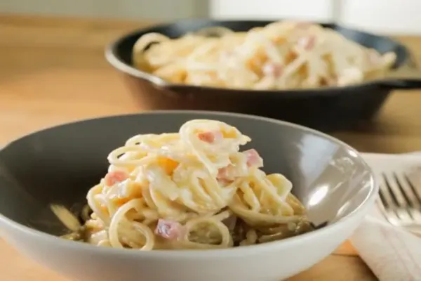 Hurry Up Ham Carbonara