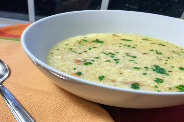 Chicken and Rice Stracciatella