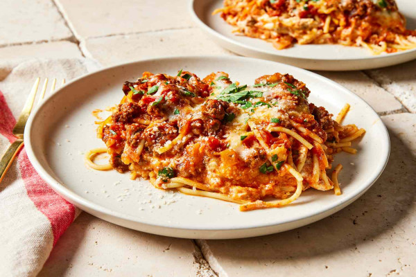 The Best Spaghetti Casserole