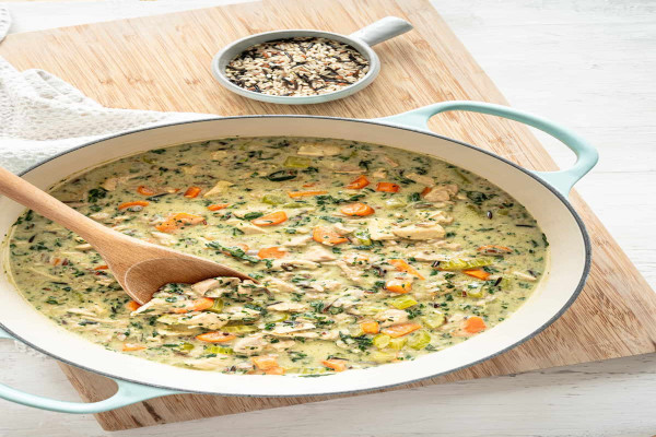 Boursin Chicken and Vegetable Soup