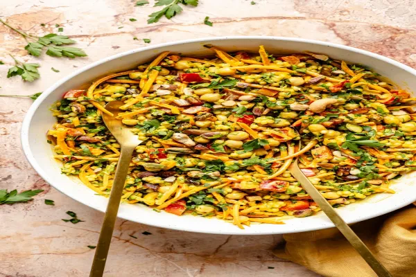 Curried Couscous Salad with Bacon