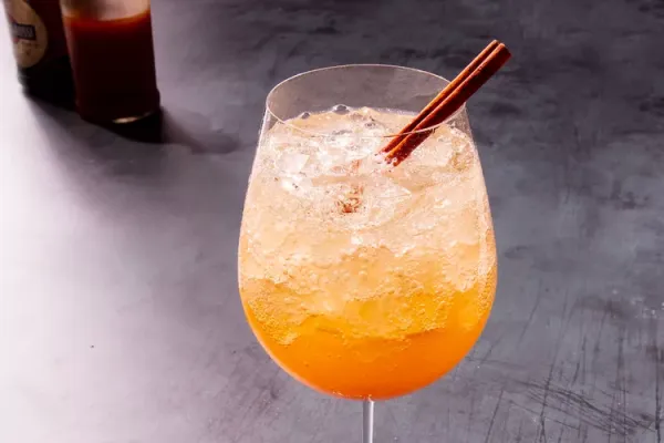 Pumpkin Spice Shrub Spritz