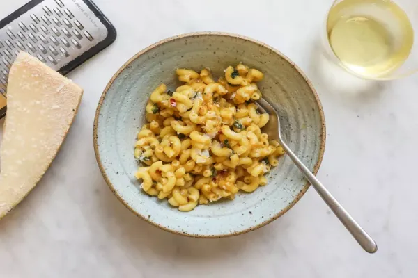 Pasta with Pumpkin Butter Sauce