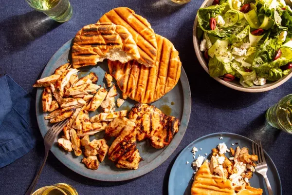 Feta Brined Grilled Chicken