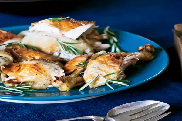 Roast Chicken with Tangerines