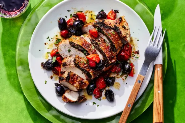Smoky Stuffed Chicken with Serrano Ham and Olives